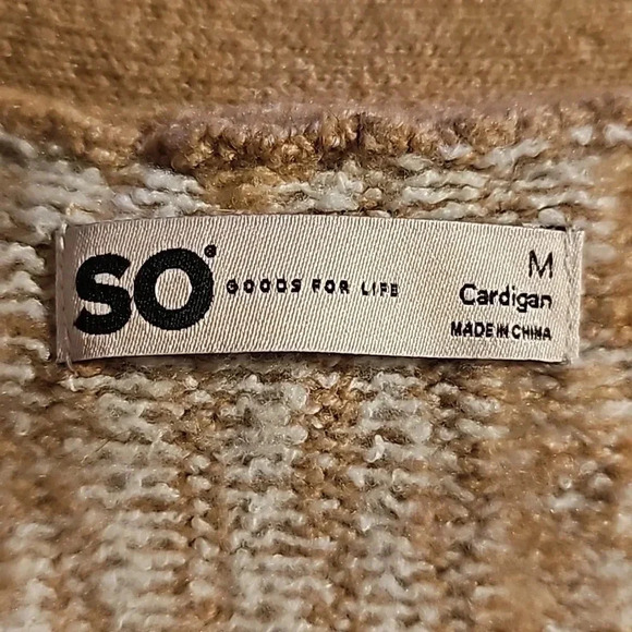 SO Boho Duster Cardigan white/Tan NWT - Picture 4 of 7